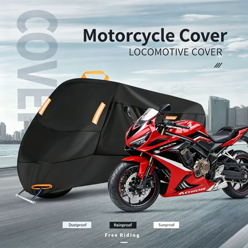 420D Silver Coated Motorcycle Cover Waterproof UV Protection Dustproof All Weather Scooter Bicycle Protective Cover
420D Silver Coated Motorcycle Cover Waterproof UV Protection Dustproof All Weather Scooter Bicycle Protective Cover