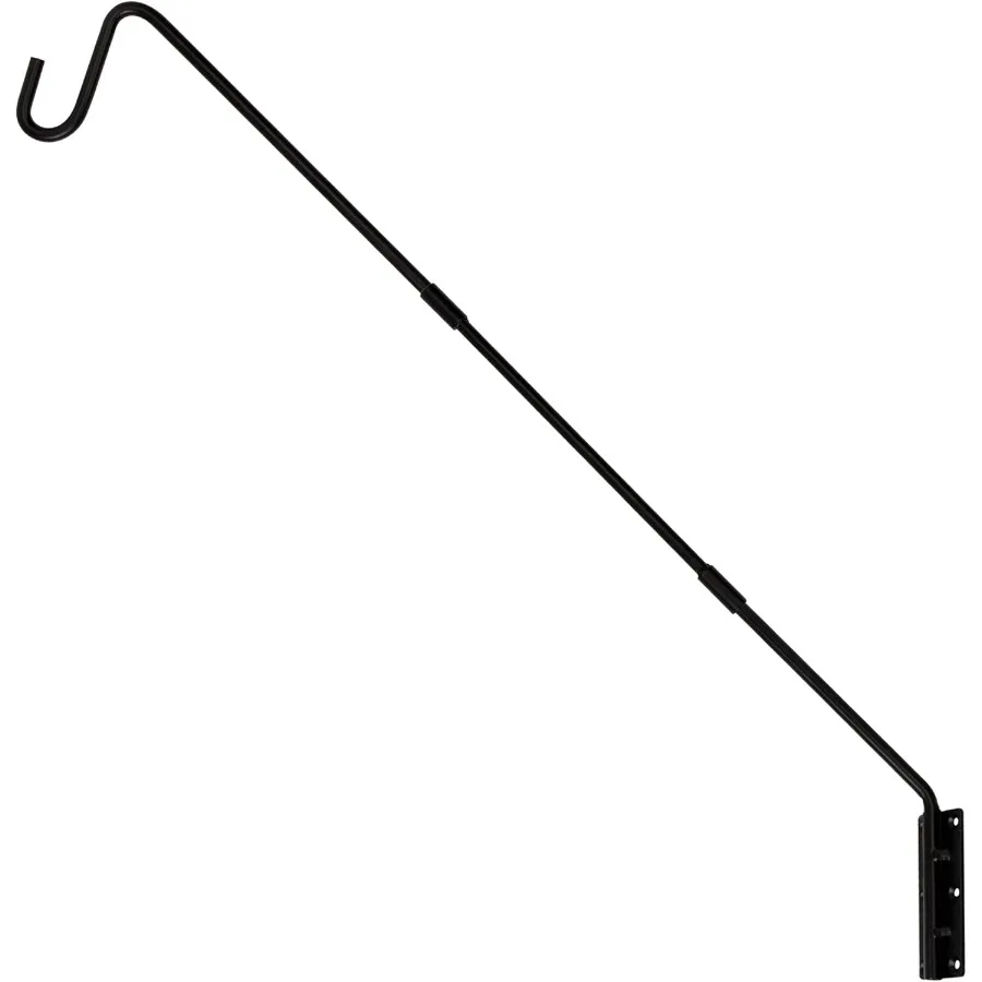 Heavy Duty Deck Hook 25 Inch to 36 Inch Wall Mounted Extended Reach Deck Hook Wall Pole Plant Bracket for Hanging Bird Feeder P
Heavy Duty Deck Hook 25 Inch to 36 Inch Wall Mounted Extended Reach Deck Hook Wall Pole Plant Bracket for Hanging Bird Feeder P