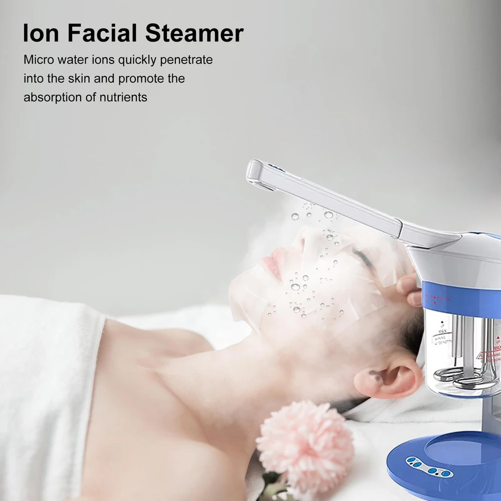 Профессиональный ионный испаритель для лица с горячим туманом, отпариватель для лица, портативный увлажняющий крем для лица, увлажнитель, спа-распылитель, инструмент для ухода за кожей
Профессиональный ионный испаритель для лица с горячим туманом, отпариватель для лица, портативный увлажняющий крем для лица, увлажнитель, спа-распылитель, инструмент для ухода за кожей