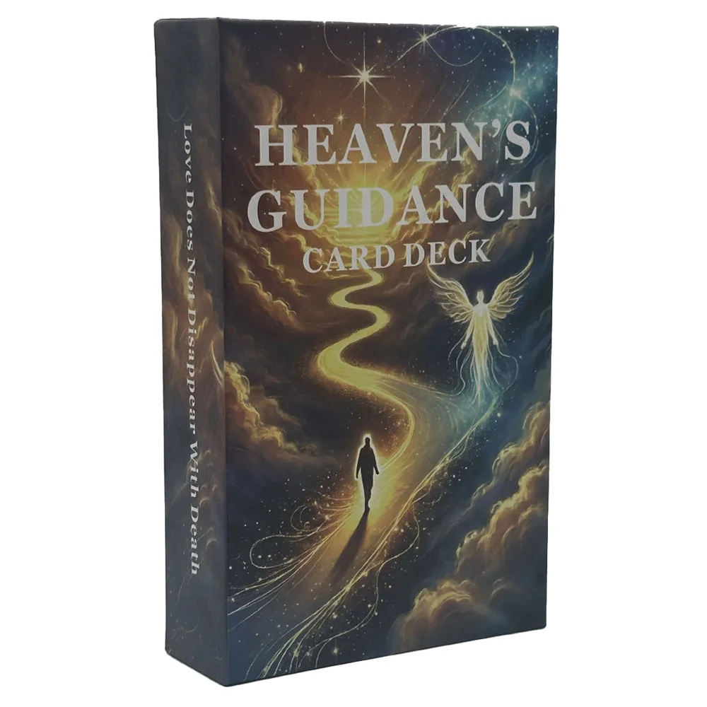 54 Cards Heaven's Guidance Card Deck Oracle Love Dose Not Disappear With Death Card Games 12x7 cm
54 Cards Heaven's Guidance Card Deck Oracle Love Dose Not Disappear With Death Card Games 12x7 cm