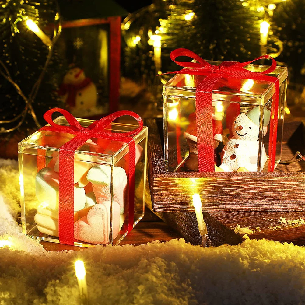 4Pcs Transparent Square Plastic Storage Boxes Clear Small Container Candy Jewelry Organizer Display Party Favor Snack Holder
4Pcs Transparent Square Plastic Storage Boxes Clear Small Container Candy Jewelry Organizer Display Party Favor Snack Holder