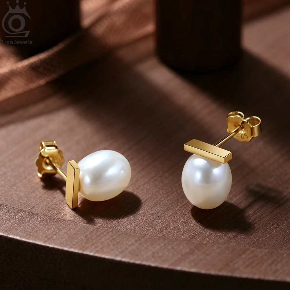 Effie Queen 9mm Natural Freshwater Pearl Stud Earrings 925 Sterling Silver White Pearl Ear Stud Jewelry Gift New Arrivals GPE40
Effie Queen 9mm Natural Freshwater Pearl Stud Earrings 925 Sterling Silver White Pearl Ear Stud Jewelry Gift New Arrivals GPE40