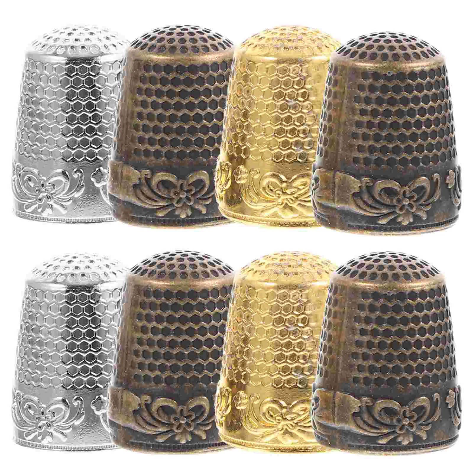 8 Pcs Copper Thimble Finger Protector Sewing Tool Embroidery Accessory Pins Pincushions Sewing Thimbles Finger Protector DIY
8 Pcs Copper Thimble Finger Protector Sewing Tool Embroidery Accessory Pins Pincushions Sewing Thimbles Finger Protector DIY