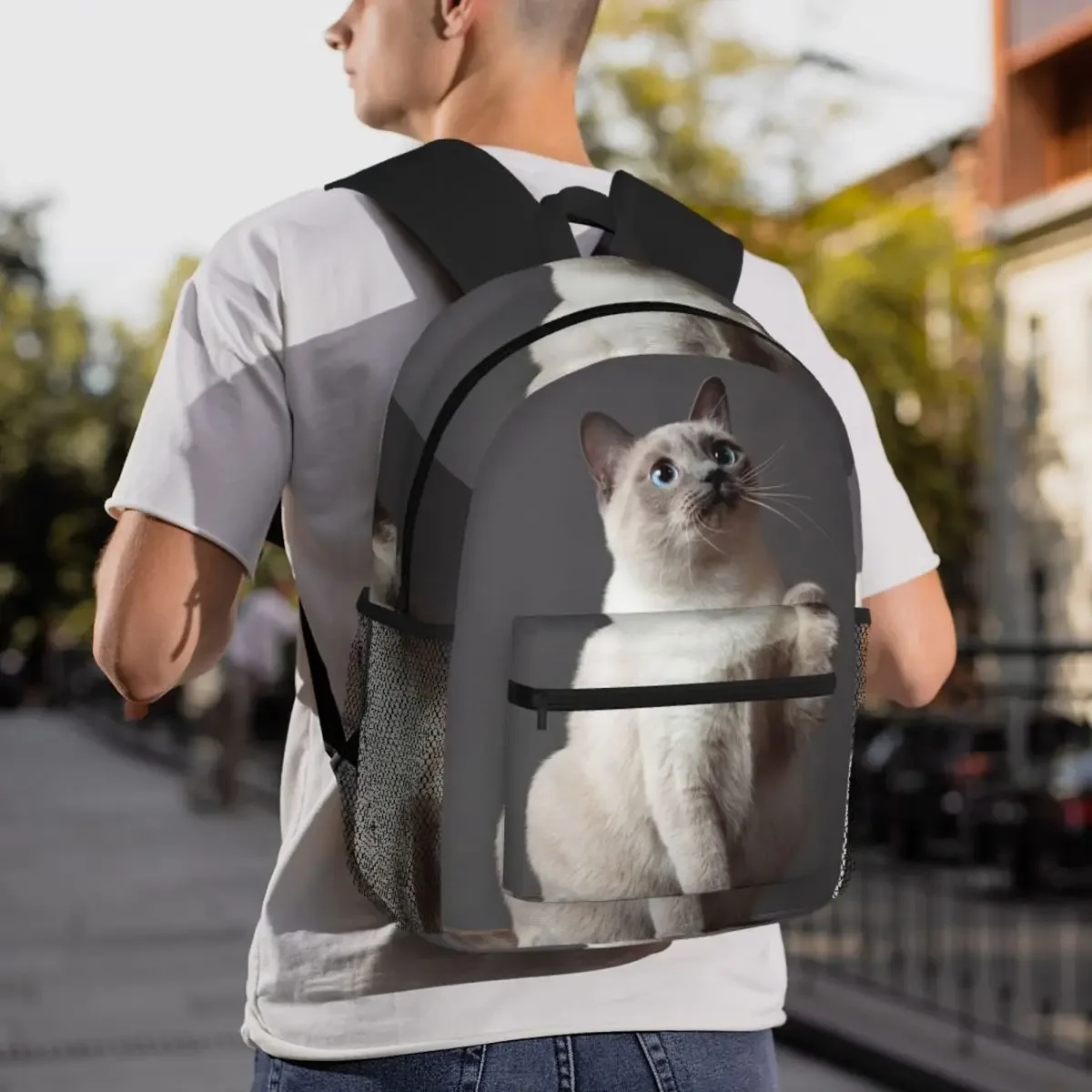 Cartoon New Cat Student Backpack School Bag Hiking Travel Daypack for Boys Girls Fashion Bookbag Shoulder Bags
Cartoon New Cat Student Backpack School Bag Hiking Travel Daypack for Boys Girls Fashion Bookbag Shoulder Bags