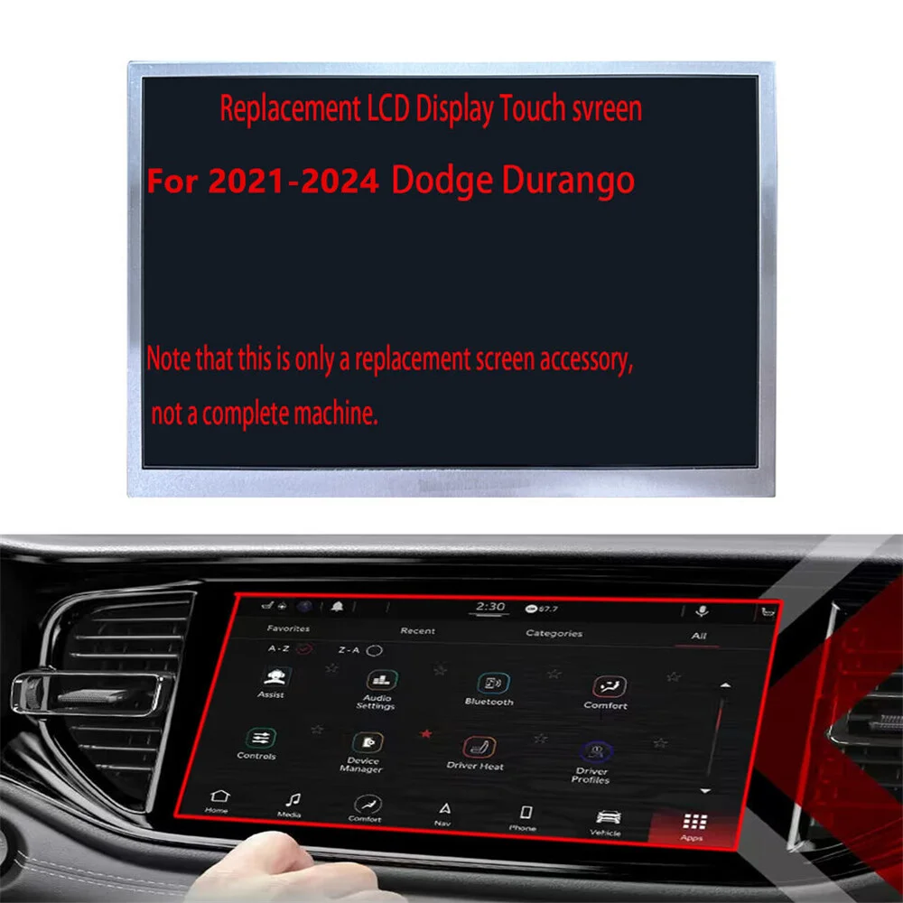 Replacement C101UAB01.0 10.1" Display for 2021 22 23 24 Dodge Durango Navigation Radio LCD with Touch Screen
Replacement C101UAB01.0 10.1" Display for 2021 22 23 24 Dodge Durango Navigation Radio LCD with Touch Screen