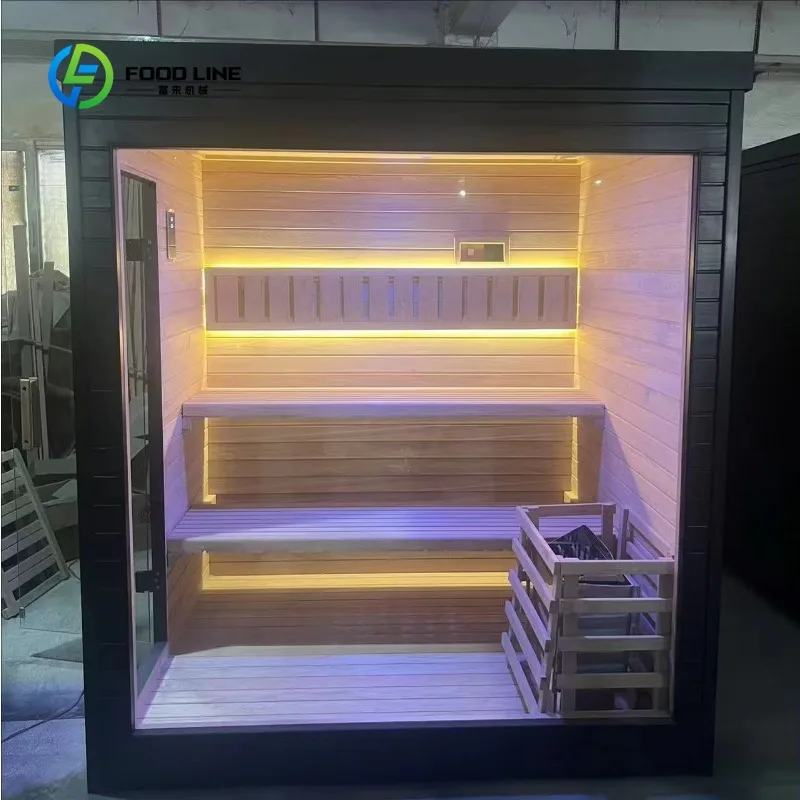 Customized Luxury Traditional 2-4 Person Indoor Solid Wood Sauna Room with Modern Design for Villas Includes Sauna Stove Heating
Customized Luxury Traditional 2-4 Person Indoor Solid Wood Sauna Room with Modern Design for Villas Includes Sauna Stove Heating