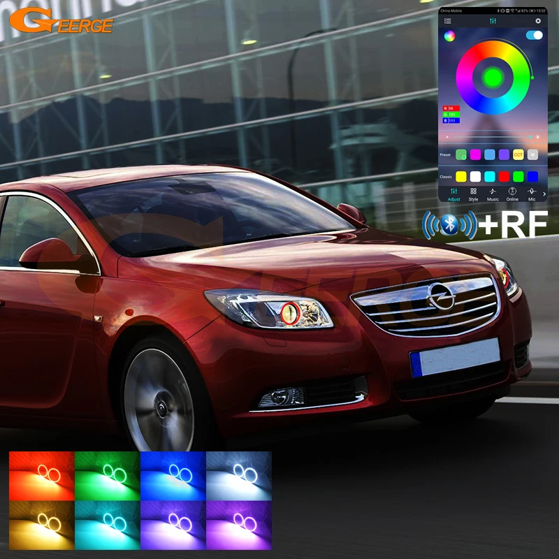 For Opel Insignia A 2008 2009 2010 2011 2012 2013 Bluetooth App Ultra Bright Multi Color RGB LED Angel Eyes Kit Halo Rings
For Opel Insignia A 2008 2009 2010 2011 2012 2013 Bluetooth App Ultra Bright Multi Color RGB LED Angel Eyes Kit Halo Rings