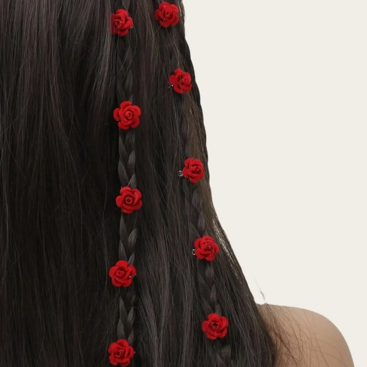 10Pcs Rose Flower Hair Clips Elegant Floral Hair Accessories For Women Practical Hair Barrettes For Stylish Braided Hairstyles Trendy Daily Hair Ornaments Hot Selling Boutique Retail Supplies Holiday Gift Set Decorations
10Pcs Rose Flower Hair Clips Elegant Floral Hair Accessories For Women Practical Hair Barrettes For Stylish Braided Hairstyles Trendy Daily Hair Ornaments Hot Selling Boutique Retail Supplies Holiday Gift Set Decorations