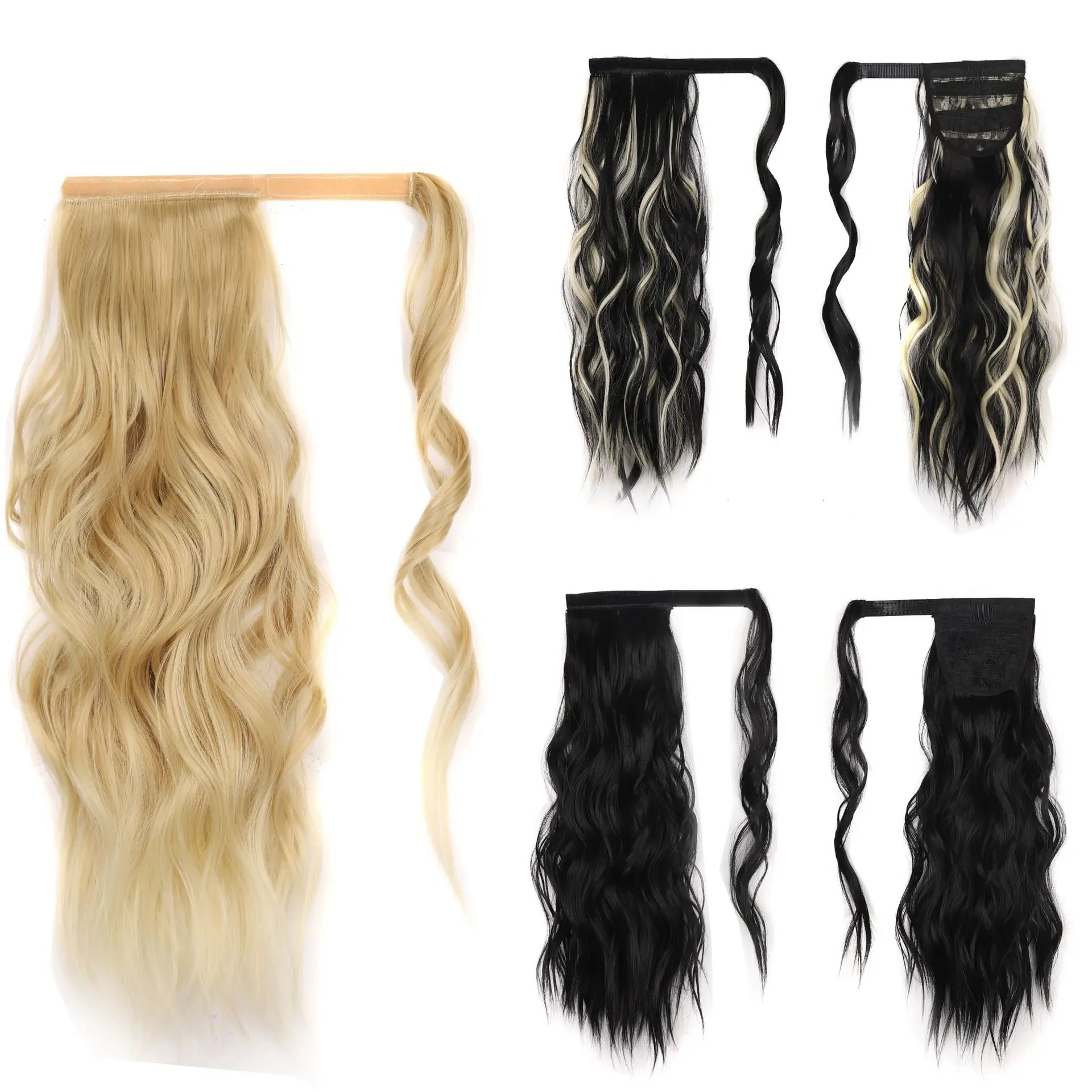 Jeedou Synthetic Hair Ponytail Extension Short Water Wave Blonde Wrap-Around Hairpiece Easy to Wear for Quick Style Change
Jeedou Synthetic Hair Ponytail Extension Short Water Wave Blonde Wrap-Around Hairpiece Easy to Wear for Quick Style Change