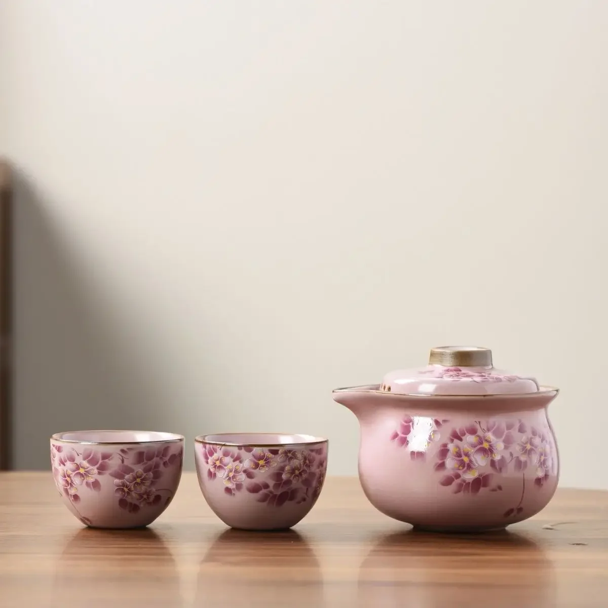 Pink Ruyao Anti-heat Tea Set,big-leaf Hydrangea Flowers Jasmine Teaware, A Teapot Two Cups, Kung Fu Tea Set, for Lady Girlfriend
Pink Ruyao Anti-heat Tea Set,big-leaf Hydrangea Flowers Jasmine Teaware, A Teapot Two Cups, Kung Fu Tea Set, for Lady Girlfriend