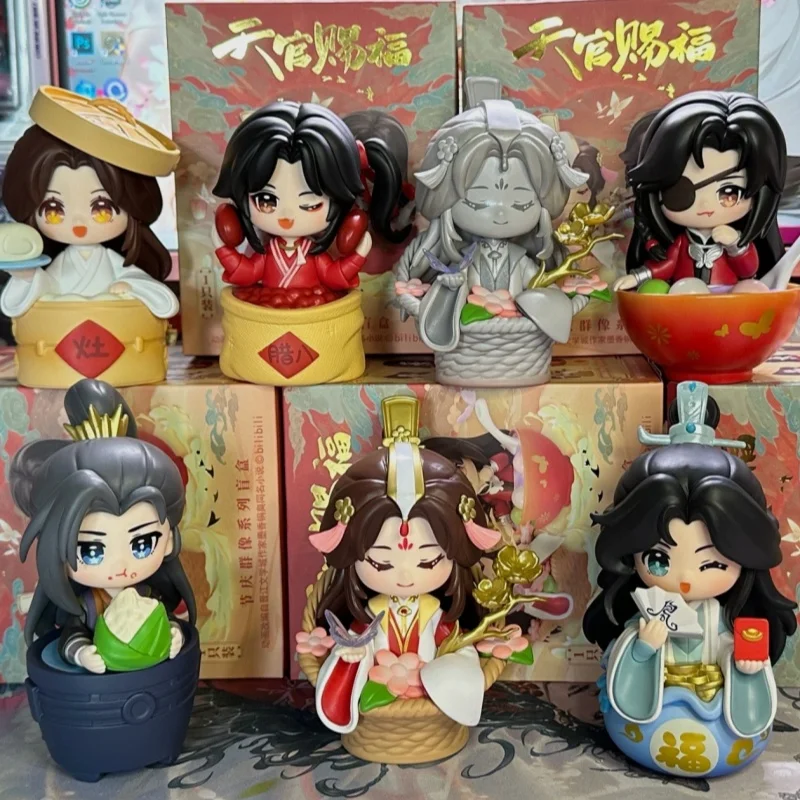 Подлинная небесно-официальная благословение Xie Lian Hua Cheng, глухая коробка, гаражный комплект, милый Q-версия, настольное украшение, периферийные устройства в стиле аниме 
Подлинная небесно-официальная благословение Xie Lian Hua Cheng, глухая коробка, гаражный комплект, милый Q-версия, настольное украшение, периферийные устройства в стиле аниме