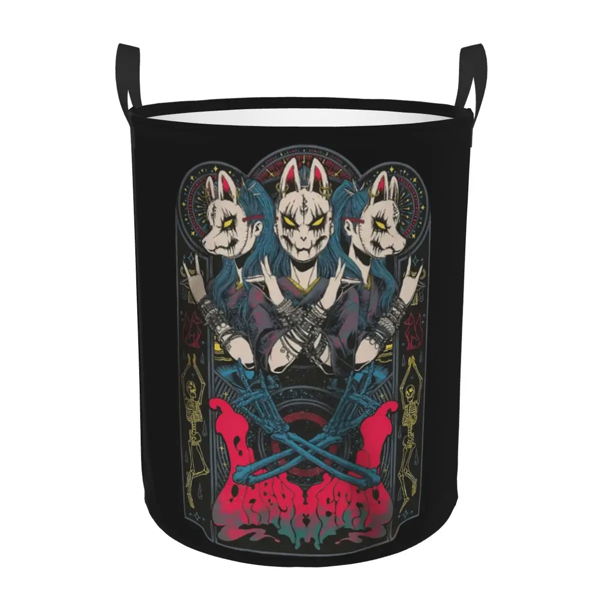 Babymetal Tour Корзины для грязного белья Складная большая водонепроницаемая корзина для одежды и игрушек для дома Детская
Babymetal Tour Корзины для грязного белья Складная большая водонепроницаемая корзина для одежды и игрушек для дома Детская