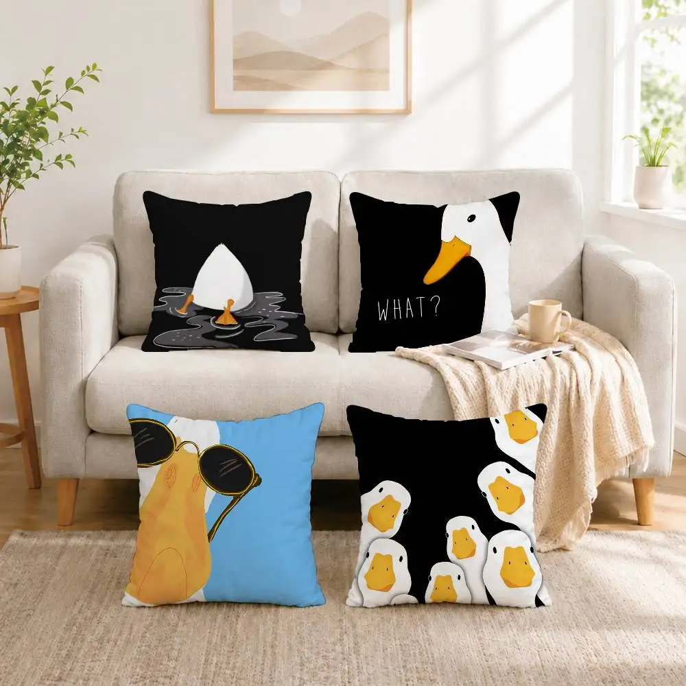 Cute Cartoon Confused White Goose Pillow Case Square Double-Sided Sofa Cushion Cover Bedroom Bedside Pillow Gift
Cute Cartoon Confused White Goose Pillow Case Square Double-Sided Sofa Cushion Cover Bedroom Bedside Pillow Gift