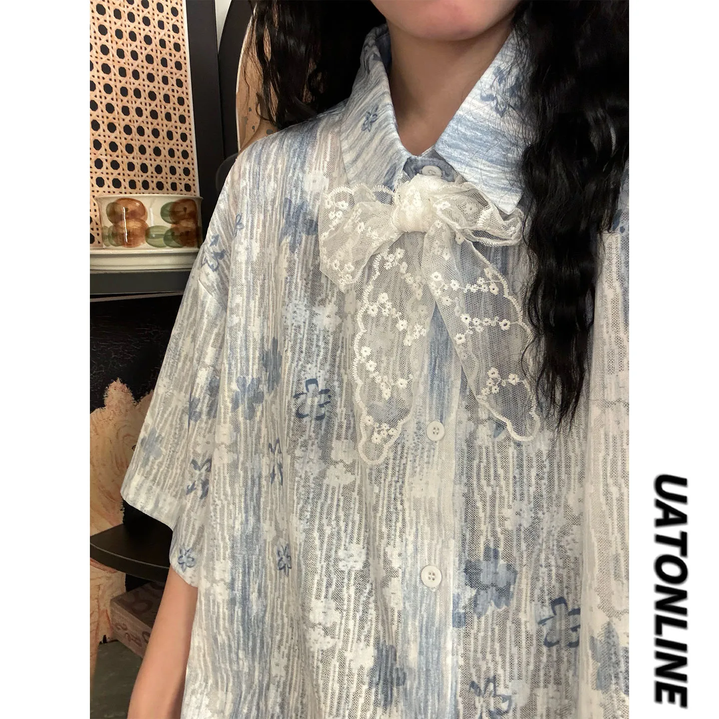 UATONLINE2026 Summer Lazy Style Print Texture Short Sleeve Shirt Trendy Brand Versatile Loose Fit Retro Print Women's S...
UATONLINE2026 Summer Lazy Style Print Texture Short Sleeve Shirt Trendy Brand Versatile Loose Fit Retro Print Women's S...