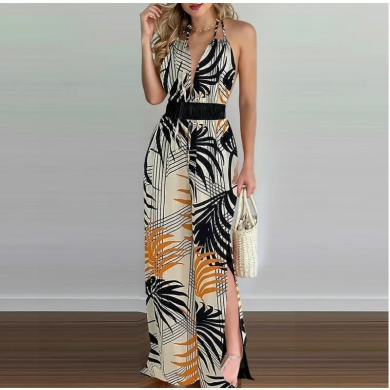 Summer New Fashion Qing New Jumpsuit Sweetheart Europe and America Lazy Gentle Sling Women's Digital Printing Wide Leg Jumpsuit
Summer New Fashion Qing New Jumpsuit Sweetheart Europe and America Lazy Gentle Sling Women's Digital Printing Wide Leg Jumpsuit
