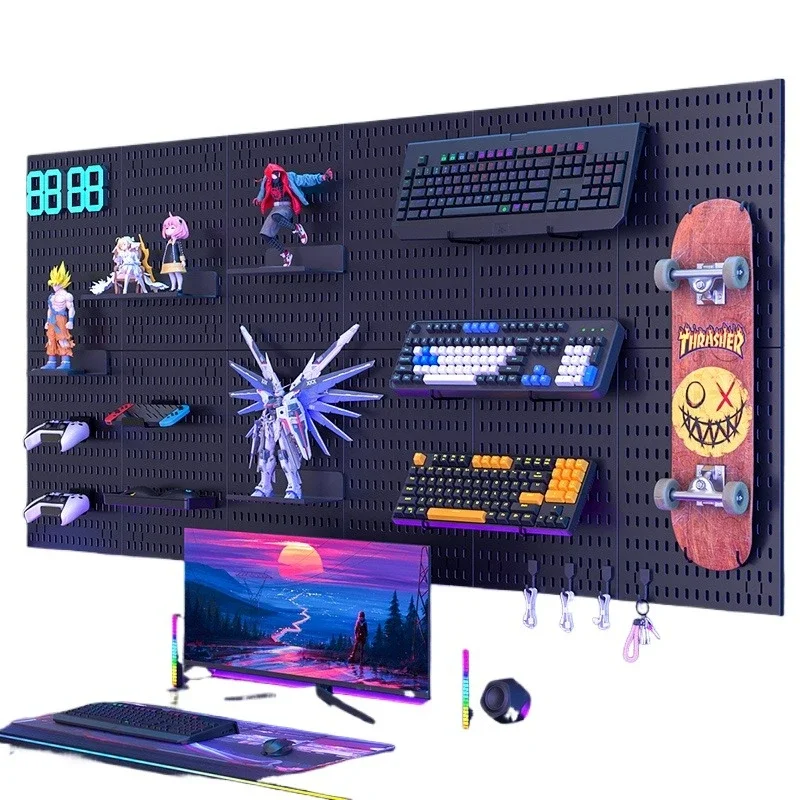 Nail board display Nail board shelf with hook without punching game Siding
Nail board display Nail board shelf with hook without punching game Siding