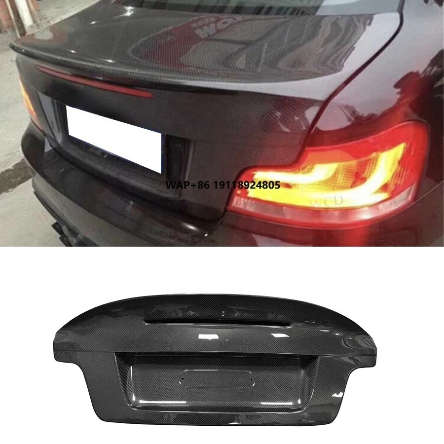 High Quality Real Carbon Fiber Rear Trunk Lid for 1 Series 1M E82 E88 E87 Rear Trunk Cover Bodykit
High Quality Real Carbon Fiber Rear Trunk Lid for 1 Series 1M E82 E88 E87 Rear Trunk Cover Bodykit