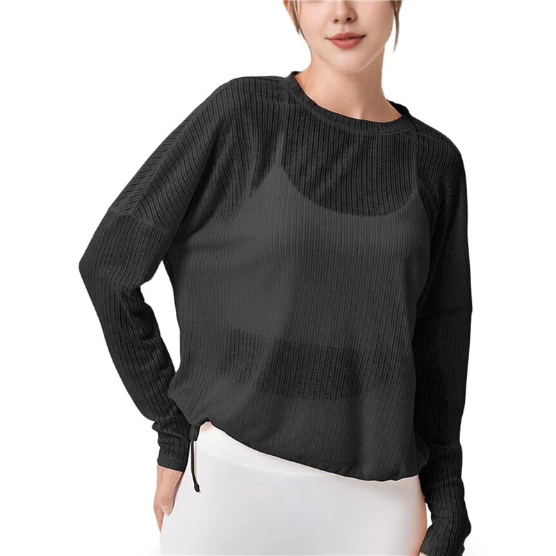 Womens Sheer Long Sleeve Mesh Top Crewneck Long Sleeve Loose See Through Workout Shirt Blouse
Womens Sheer Long Sleeve Mesh Top Crewneck Long Sleeve Loose See Through Workout Shirt Blouse