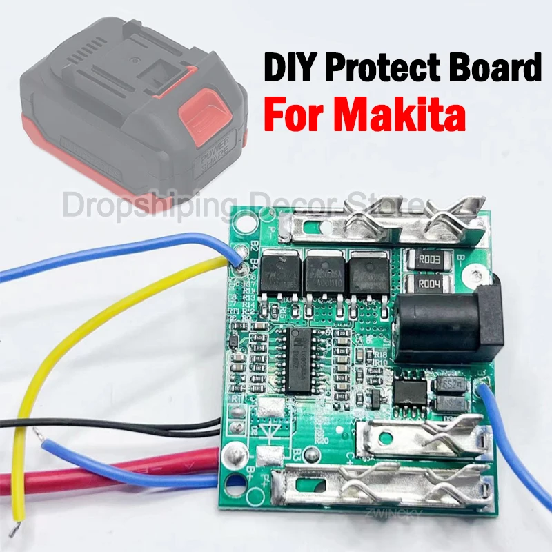 DIY Battery Charging Protection Board 3MOS 18/21V Li-Ion Battery Pack Protection Circuit Module For Makita Tool Protection Board
DIY Battery Charging Protection Board 3MOS 18/21V Li-Ion Battery Pack Protection Circuit Module For Makita Tool Protection Board