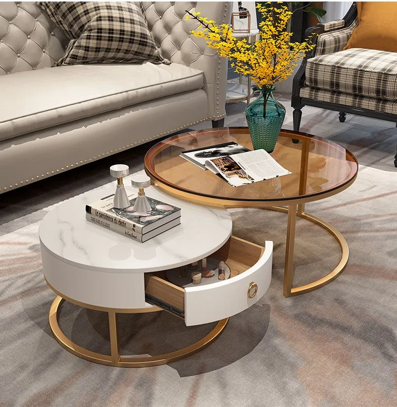 Light Luxury Modern Small and Medium Sized Household Living Room Office Tempered Glass Round Coffee Table
Light Luxury Modern Small and Medium Sized Household Living Room Office Tempered Glass Round Coffee Table