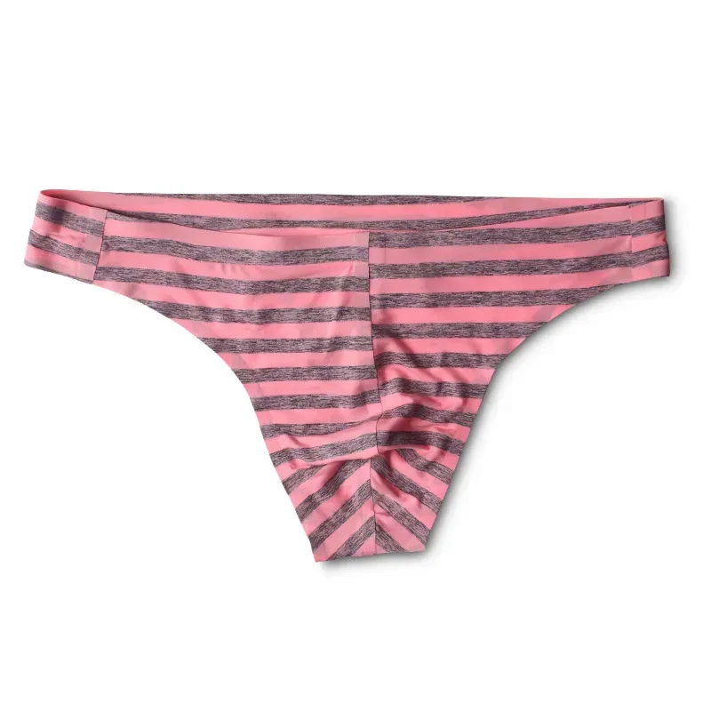 Striped Ice Silk Thong Gays Erotic Low Rise U Pouch Seamless Underwear Comfortable Breathable Bulge T-Back Panties Knicker Tanga
Striped Ice Silk Thong Gays Erotic Low Rise U Pouch Seamless Underwear Comfortable Breathable Bulge T-Back Panties Knicker Tanga