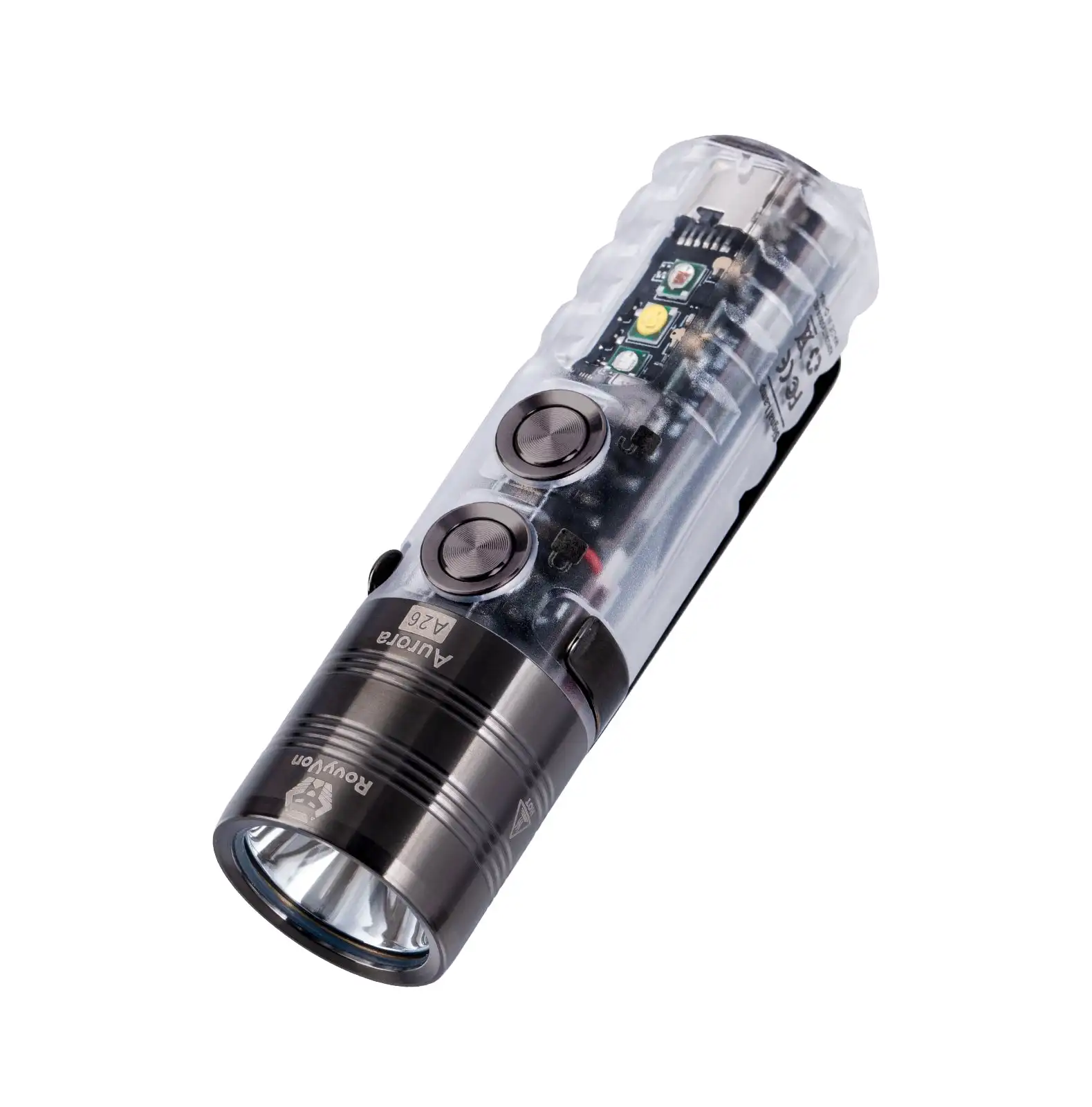 RovyVon A26 EDC Flashlight Rechargeable USB C Bright Pocket Flashlight High Lumens 6500K 850mAh
RovyVon A26 EDC Flashlight Rechargeable USB C Bright Pocket Flashlight High Lumens 6500K 850mAh