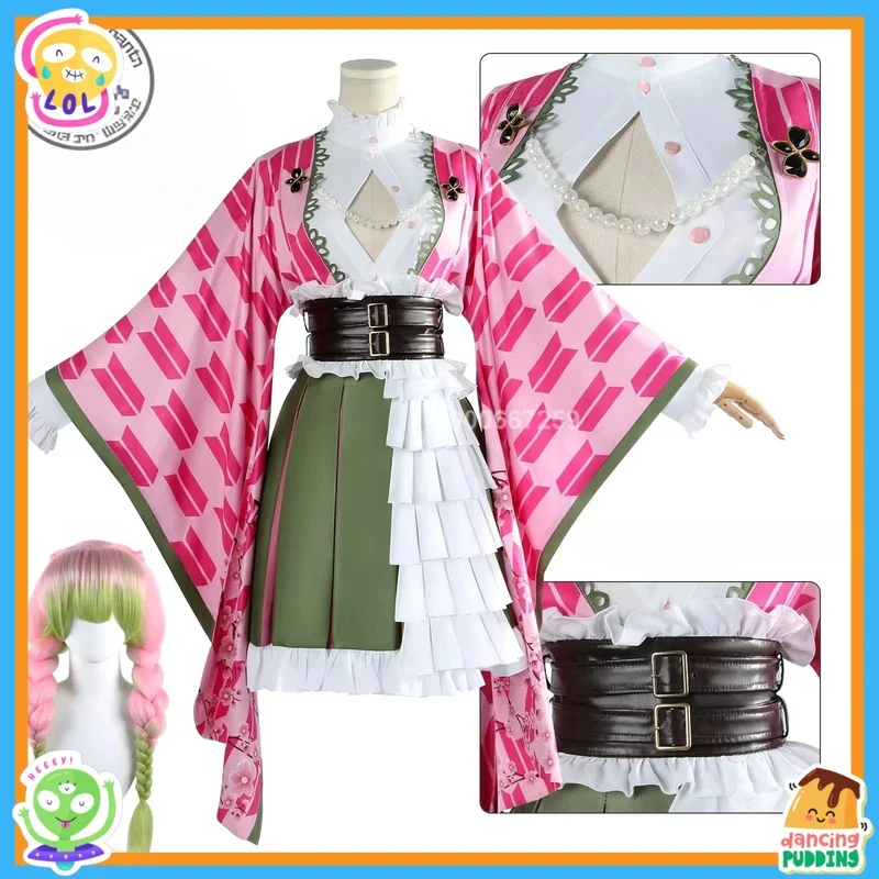 Popular Mitsuri Kanroji Cosplay Anime Costume Women Fifth Anniversary Festival Lolita Skirt Christmas Comic Con Hax,3;b'2.
Popular Mitsuri Kanroji Cosplay Anime Costume Women Fifth Anniversary Festival Lolita Skirt Christmas Comic Con Hax,3;b'2.