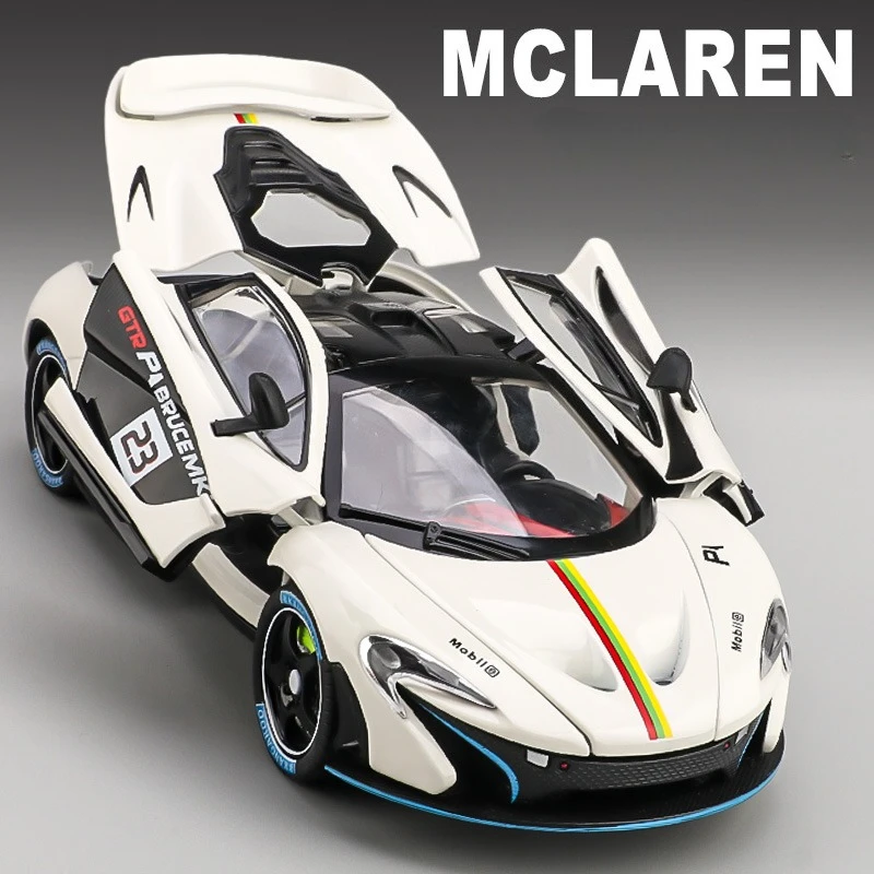 Simulation 1:24 Mclaren P1 Super Sportcar Model Sound Light Collection Miniature Voiture Diecast Toy Vehicle Boy Birthday Gift
Simulation 1:24 Mclaren P1 Super Sportcar Model Sound Light Collection Miniature Voiture Diecast Toy Vehicle Boy Birthday Gift