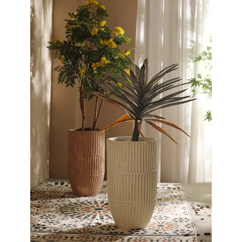 Retro extra-large flower pot Floor-to-ceiling magnesium mud high flower ware Living room Garden hotel Shopping mall lobby Decora
Retro extra-large flower pot Floor-to-ceiling magnesium mud high flower ware Living room Garden hotel Shopping mall lobby Decora