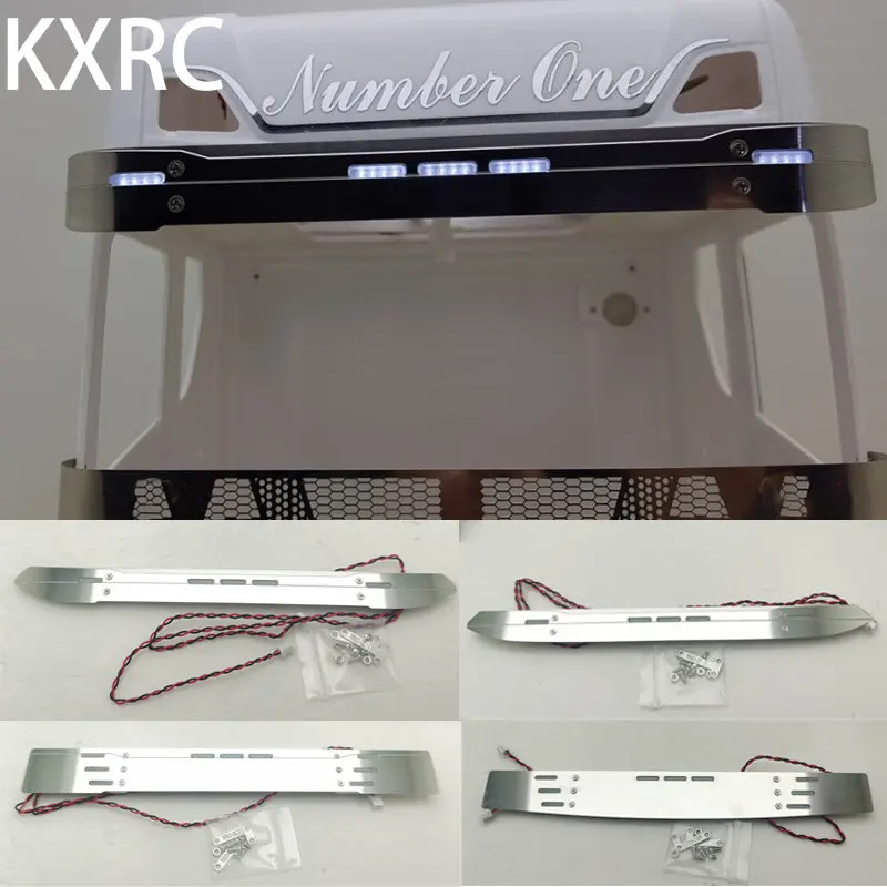 Metal LED Sun Visor Lights Dome Light 5V Accessories for 1/14 Tamiya RC Truck Trailer Tipper Scania 770S 56368 DIY Upgrade Parts
Metal LED Sun Visor Lights Dome Light 5V Accessories for 1/14 Tamiya RC Truck Trailer Tipper Scania 770S 56368 DIY Upgrade Parts