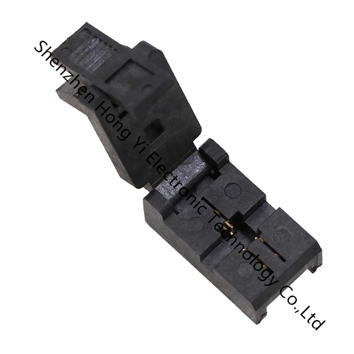 SMD-03 (3.6 * 4.1) mm flip type gold plated high temperature aging test stand IC burning socket fixture
SMD-03 (3.6 * 4.1) mm flip type gold plated high temperature aging test stand IC burning socket fixture