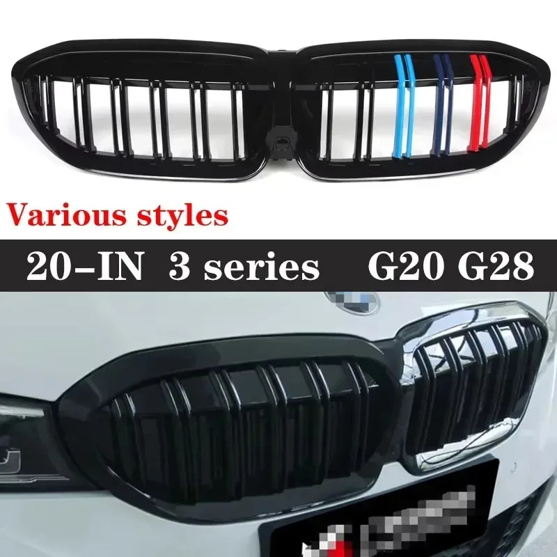 For BMW 3 Series G20 G28 2019-2022 Kidney Grille Glossy Black ABS M Style Color Plastic Front Bumper Auto Decor Grill
For BMW 3 Series G20 G28 2019-2022 Kidney Grille Glossy Black ABS M Style Color Plastic Front Bumper Auto Decor Grill