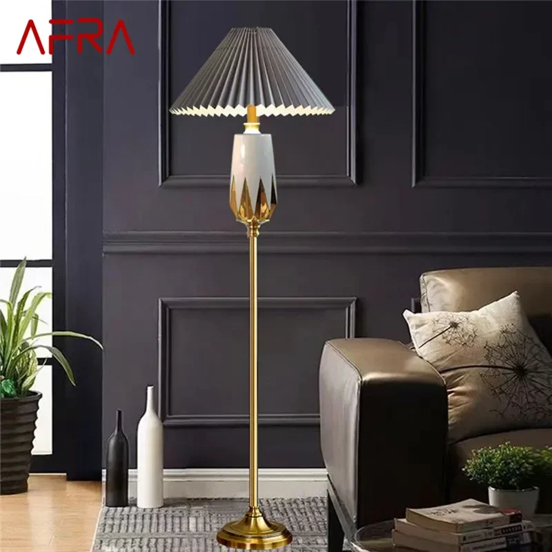 AFRA American Retro Floor Lamp European Luxurious Bedroom Living Room Beside The Sofa Villa Hotel Decorative Standing Light
AFRA American Retro Floor Lamp European Luxurious Bedroom Living Room Beside The Sofa Villa Hotel Decorative Standing Light