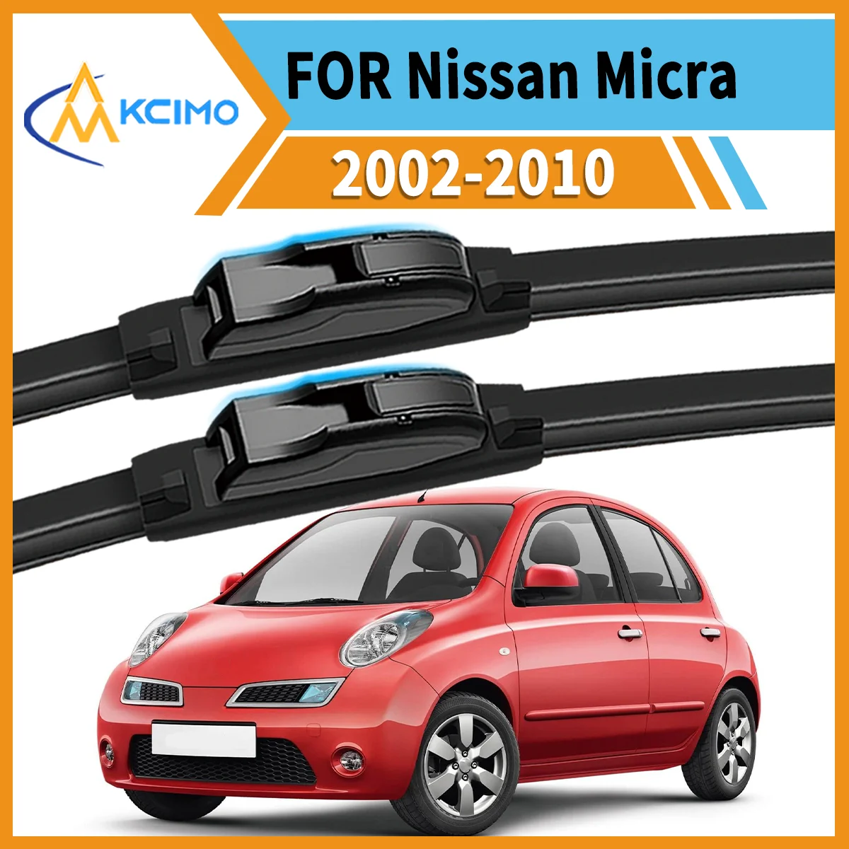 2PCS Car Front Wiper Blades for Nissan Micra K12 2002-2010 Crystal Clear Visibility & Enhanced Driving Safety
2PCS Car Front Wiper Blades for Nissan Micra K12 2002-2010 Crystal Clear Visibility & Enhanced Driving Safety