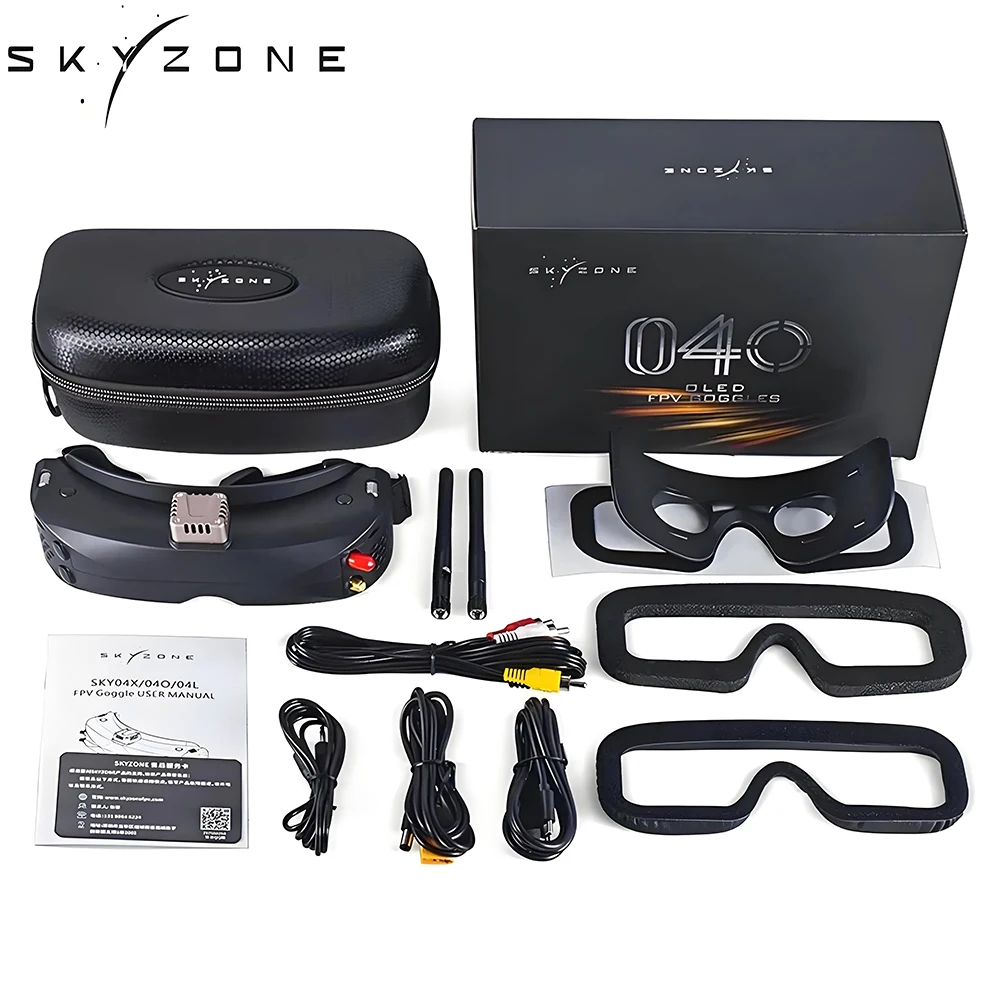 SKYZONE SKY04O Pro SKY04OPro 5.8Ghz 48CH OLED FPV Goggles Steadyview Receiver 1920*1080 Head Tracker For RC Drone UAV
SKYZONE SKY04O Pro SKY04OPro 5.8Ghz 48CH OLED FPV Goggles Steadyview Receiver 1920*1080 Head Tracker For RC Drone UAV