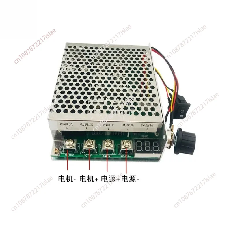 12V-48V 60A DC Motor Speed Controller, Bidirectional Switch Module with Digital Display
12V-48V 60A DC Motor Speed Controller, Bidirectional Switch Module with Digital Display