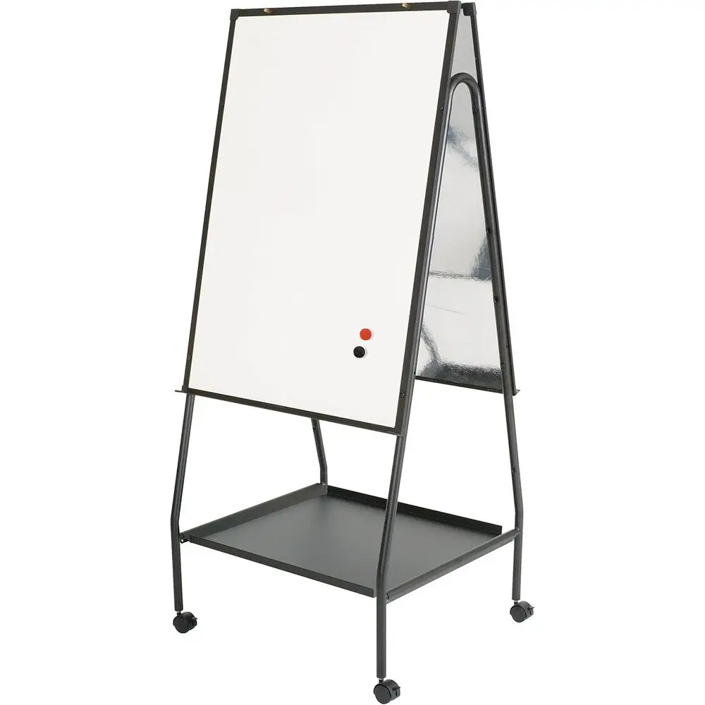 Magnetic Dry Erase Porcelain Steel Whiteboard Easel, 65 High x 28.75 Wide x 27 Deep, Double-Sided, Wheasel Brand
Magnetic Dry Erase Porcelain Steel Whiteboard Easel, 65 High x 28.75 Wide x 27 Deep, Double-Sided, Wheasel Brand