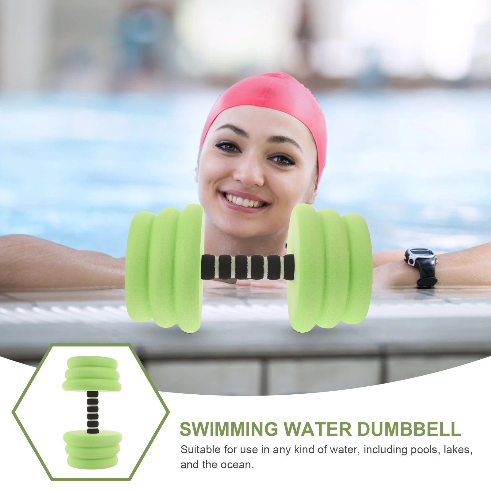 Buoyancy Dumbbells Light Weights Water Proof Swim Barbell Pool Eva Floating for Exercise
Buoyancy Dumbbells Light Weights Water Proof Swim Barbell Pool Eva Floating for Exercise
