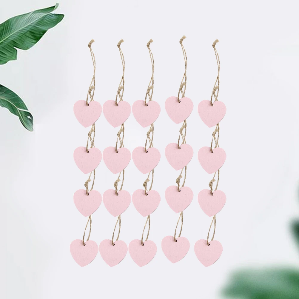 20Pcs Heart Shape Wooden Pendant 4cm Romantic Wooden Decorations DIY Wood Craft Decor for Valentine Day Home Party
20Pcs Heart Shape Wooden Pendant 4cm Romantic Wooden Decorations DIY Wood Craft Decor for Valentine Day Home Party