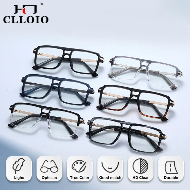 Очки KIZN для мужчин, квадратные, с диоптриями, модные, для коррекции близорукости, с защитой от синего света, фотохромные, прогрессивные, для чтения, рождественские
Очки KIZN для мужчин, квадратные, с диоптриями, модные, для коррекции близорукости, с защитой от синего света, фотохромные, прогрессивные, для чтения, рождественские