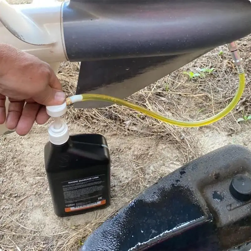 1 Lower Unit Gear Oil Pump Set Standard Quart Bottle Conveneint Hand Pump Marine Maintenance Tool For Marine Boat Outboard Motor
1 Lower Unit Gear Oil Pump Set Standard Quart Bottle Conveneint Hand Pump Marine Maintenance Tool For Marine Boat Outboard Motor