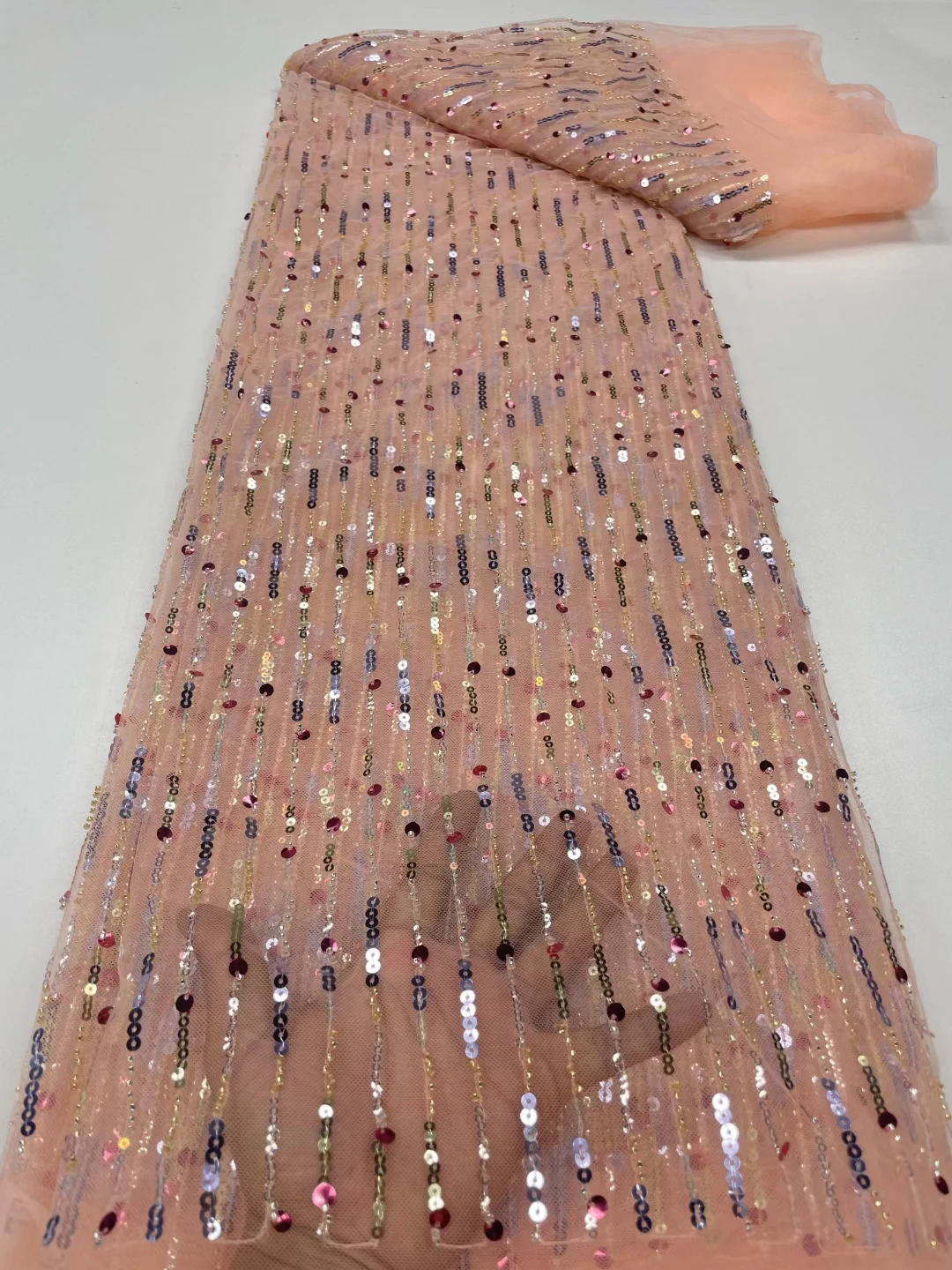 2023 Latest Wedding Dress Lace Fabric Sequins Tulle Bead French Mesh Lace Fabric African Wedding Gown Dress Lace Fabric LRC23217
2023 Latest Wedding Dress Lace Fabric Sequins Tulle Bead French Mesh Lace Fabric African Wedding Gown Dress Lace Fabric LRC23217