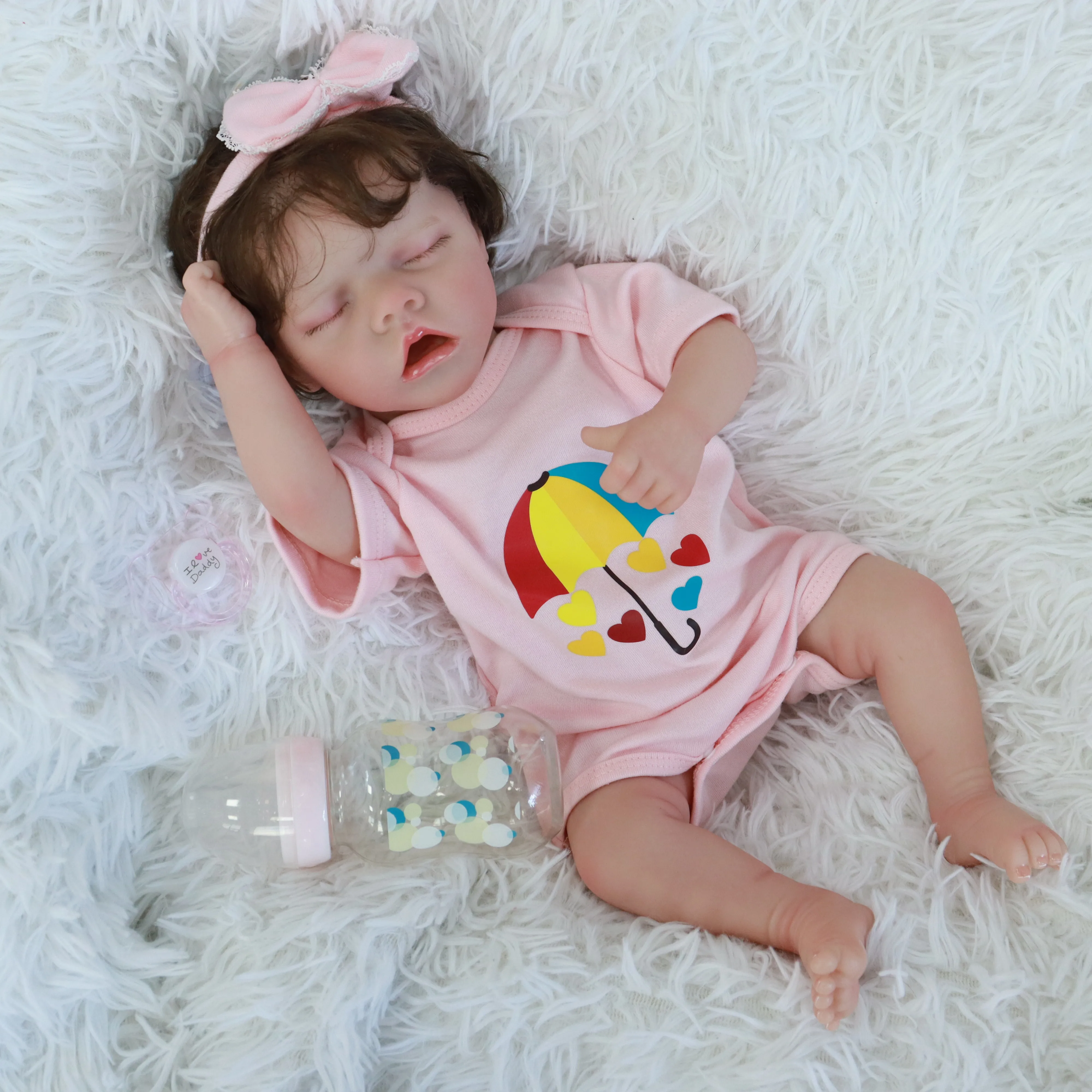 Lifelike Reborn Baby Dolls Girl Full Body Silicone 18 Inch Vinyl Newborn Girl Doll Washable Baby Dolls Real Life Babies
Lifelike Reborn Baby Dolls Girl Full Body Silicone 18 Inch Vinyl Newborn Girl Doll Washable Baby Dolls Real Life Babies