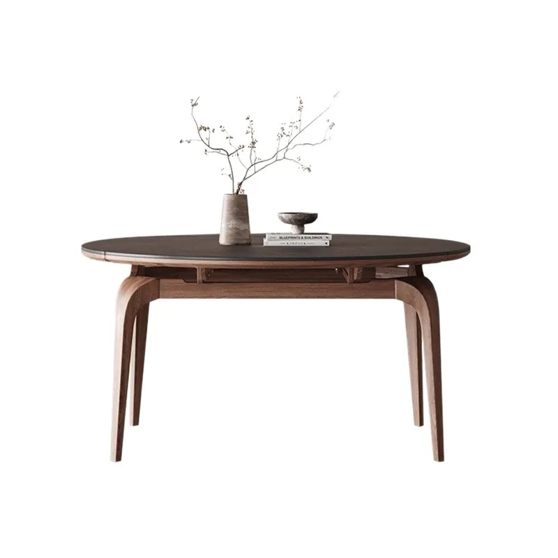 American solid wood folding dining table variable round table living room 2025 new retractable deformation French medieval
American solid wood folding dining table variable round table living room 2025 new retractable deformation French medieval