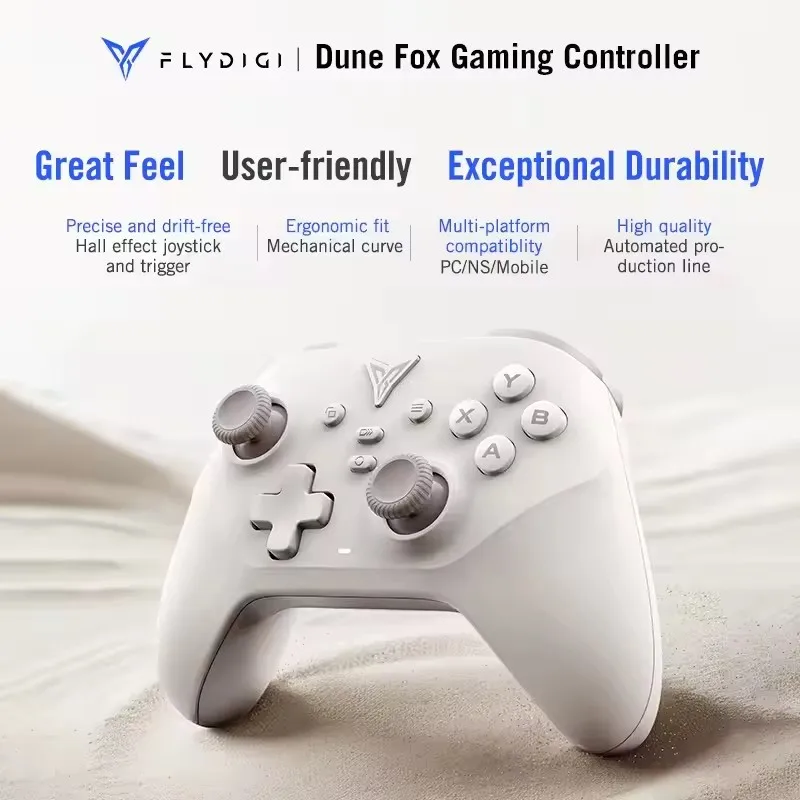 Dune Fox Gaming Controller Wireless Gamepad Trigger Smart Handle Support PC/Switch/Mobile Game Handle Joystick
Dune Fox Gaming Controller Wireless Gamepad Trigger Smart Handle Support PC/Switch/Mobile Game Handle Joystick