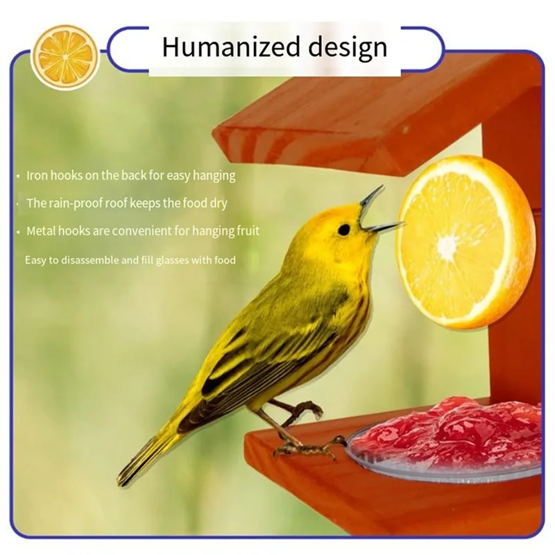 Bird Feeder Garden Bird Feeder Outdoor Feeder Hanging Pet Feeder Shelter Garden Decoration
Bird Feeder Garden Bird Feeder Outdoor Feeder Hanging Pet Feeder Shelter Garden Decoration