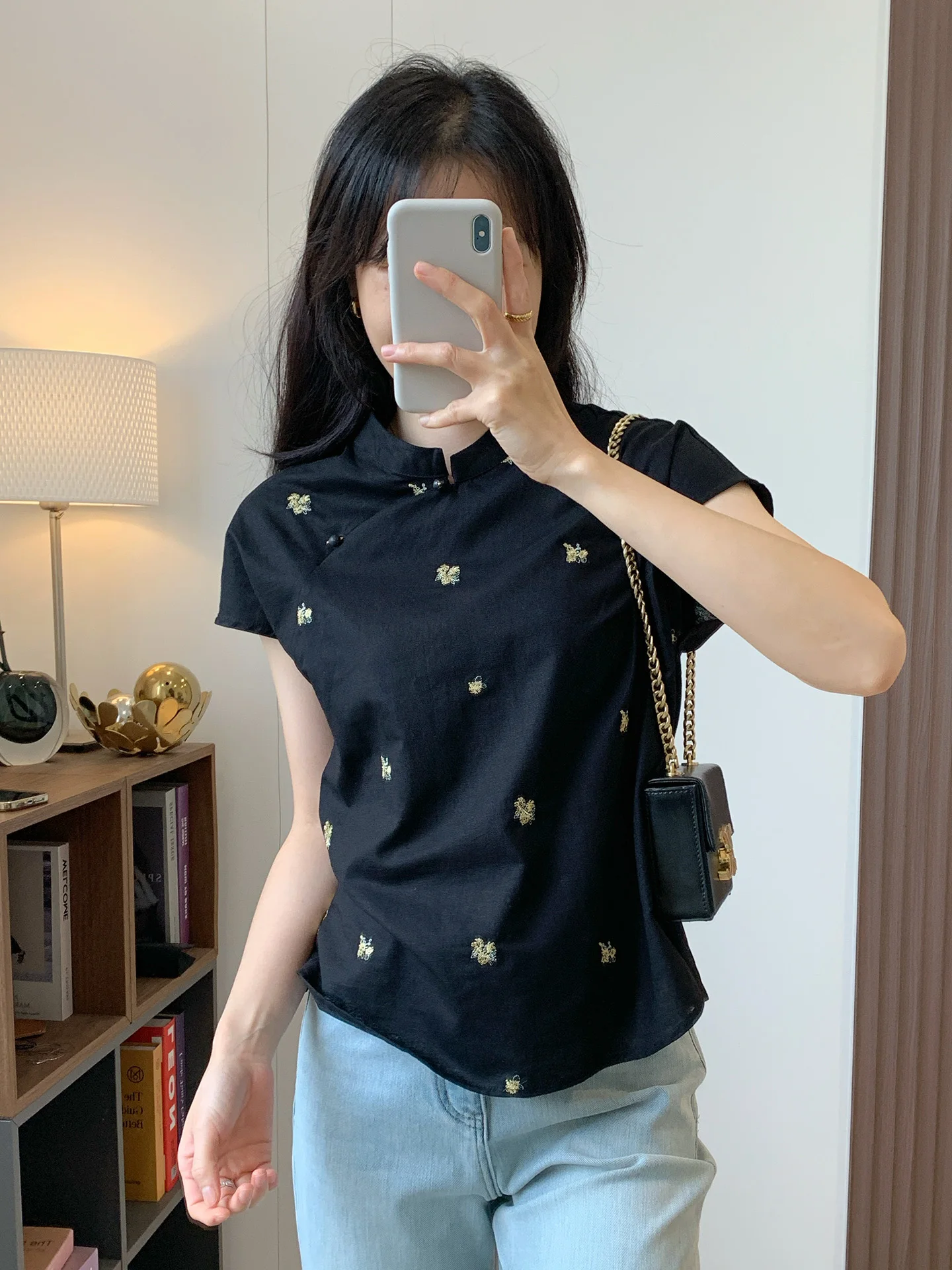 New Chinese Sle Retro Ele Flax Linen Embroidered Stand Collar Comfortable Breathable Casual Commute irt Top
New Chinese Sle Retro Ele Flax Linen Embroidered Stand Collar Comfortable Breathable Casual Commute irt Top