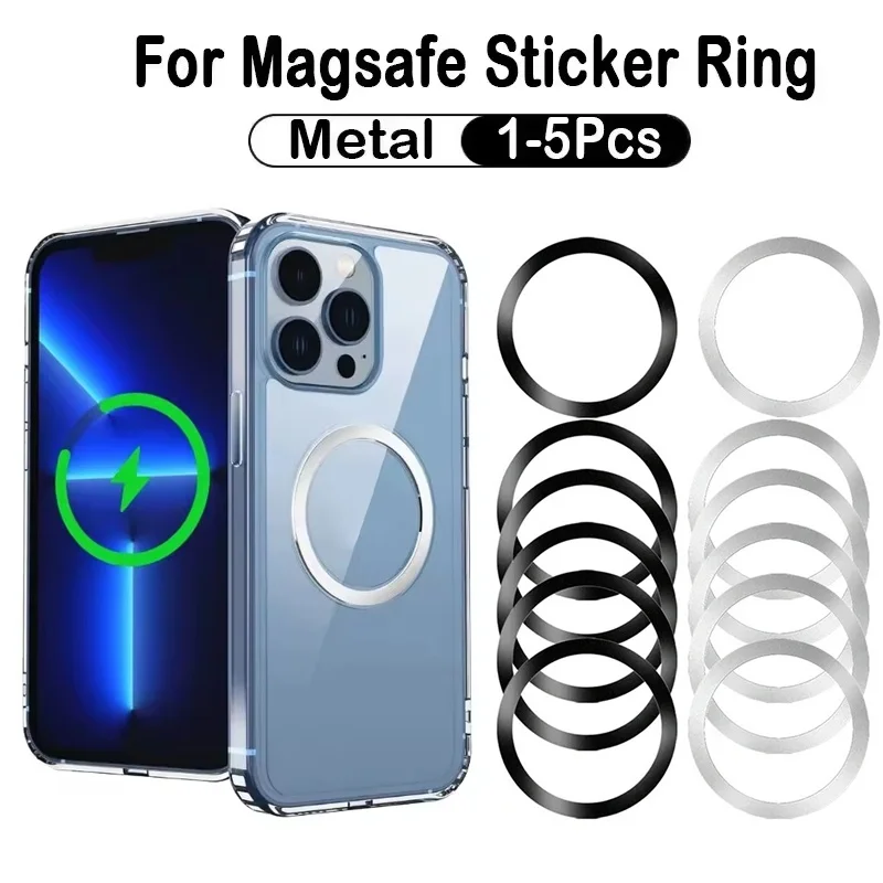 1-5Pcs Stainless Steel Magnetic Metal Plate Ring For MagSafe Wireless Charger Thin Round Magnet Patch For iPhone Magnetic Holder
1-5Pcs Stainless Steel Magnetic Metal Plate Ring For MagSafe Wireless Charger Thin Round Magnet Patch For iPhone Magnetic Holder
