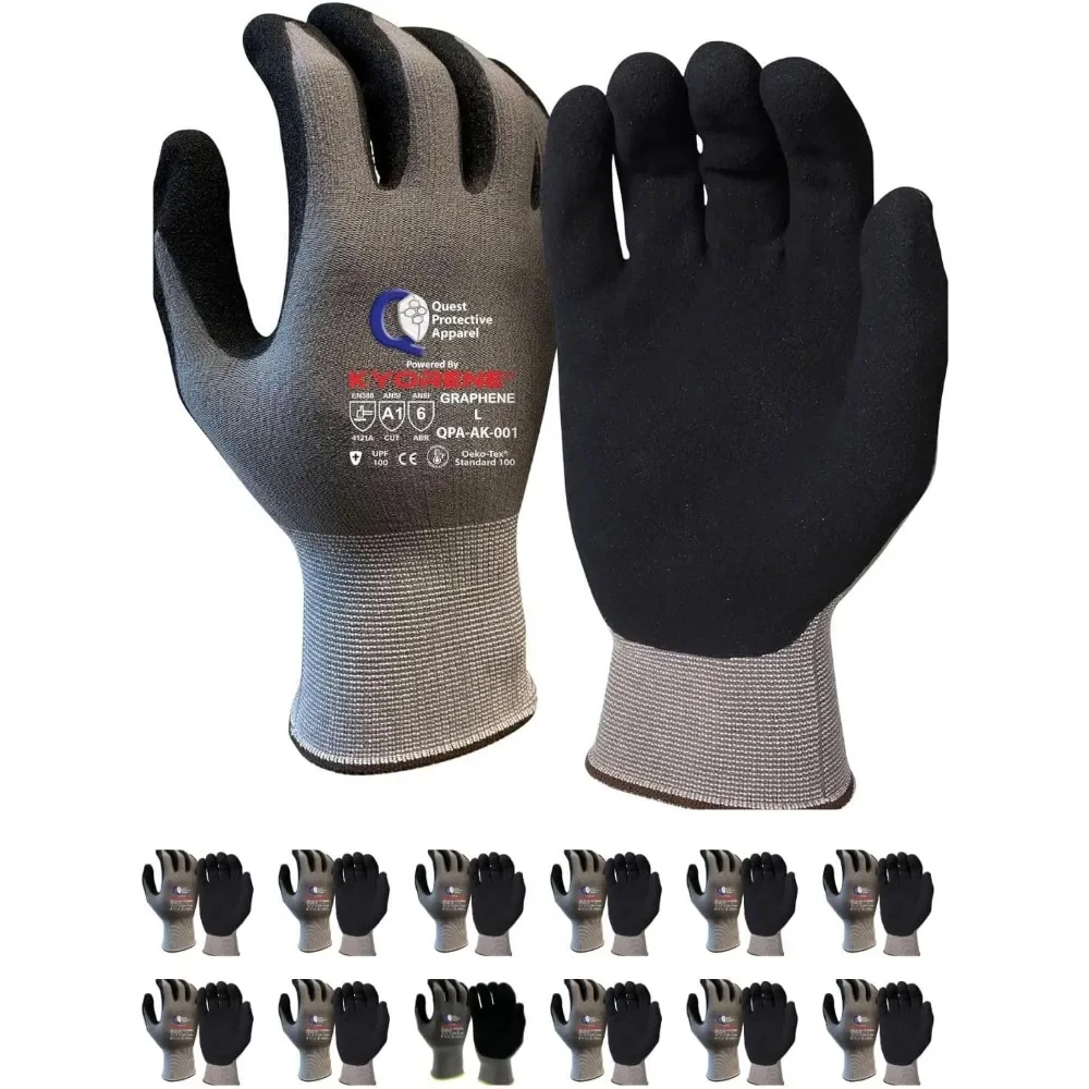 Lightweight Cut Resistant Gloves for Gardening DIY and General Handling Breathable Grip Large Pack of 12
Lightweight Cut Resistant Gloves for Gardening DIY and General Handling Breathable Grip Large Pack of 12