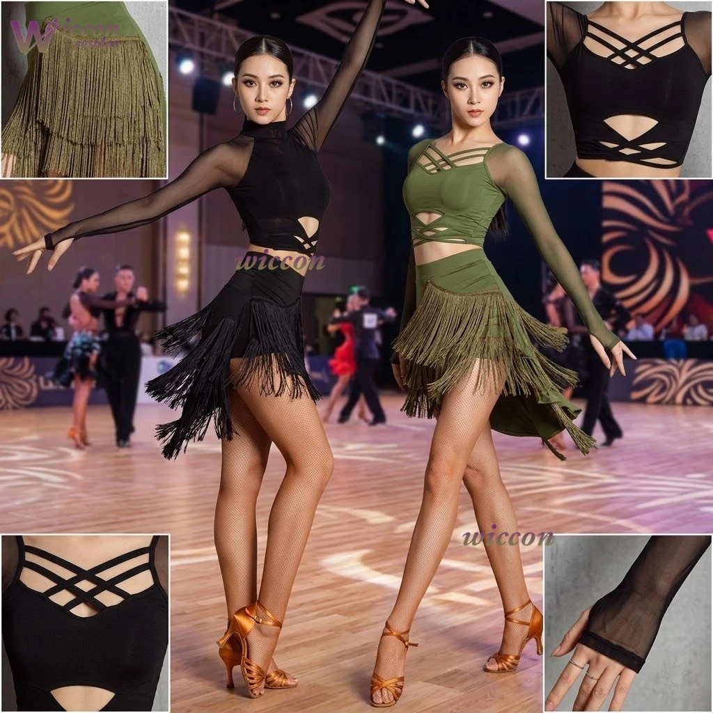 Ani Cos Latin dance suit Dance suit top female dresses Dance skirt Latin dance Sexy Ballroom Dancing Competition Clothing
Ani Cos Latin dance suit Dance suit top female dresses Dance skirt Latin dance Sexy Ballroom Dancing Competition Clothing